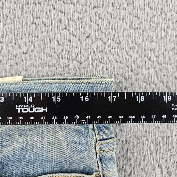 mnml Jeans Mens 31 Blue M6 Stretch Denim Distressed Zipper Ankle Slim Fit - Picture 9 of 16